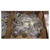 GROUP OF 100 MILITARY MEDALLIONS