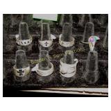 GROUP OF 7 STERLING SILVER RINGS SIZE 11 WITH
