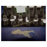 GROUP OF 6 LADIES STERLING SILVER RINGS