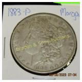 US 1883-P AND 1885-O MORGAN SILVER DOLLARS