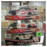 GROUP OF THREE 1/24TH SCALE DALE EARNHARDT JR