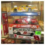 GROUP OF THREE 1/24TH SCALE DALE EARNHARDT JR