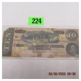 CONFEDERATE STATES OF AMERICA 1864 $10.00