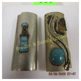 GROUP OF 2 CUSTOM MADE NATIVE AMERICAN CIGARETTE