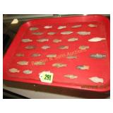 GROUP OF 32 NATIVE AMERICAN POINTS FOUND IN SOUTH