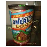 VINTAGE SQUARE AMERICAN LOGS CHILDREN