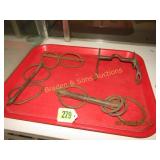 GROUP OF 4 VINTAGE HORSE BITS