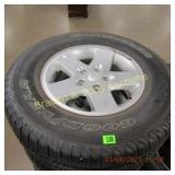 GROUP OF 4 USED AND ONE NEW SET OF JEEP