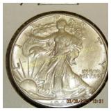US 1941-D WALKING LIBERTY SILVER HALF DOLLAR
