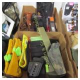 GROUP OF 2 BOXES OF GUN HOLSTERSAND ACCESSORIES