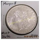 US 1899-O MORGAN SILVER DOLLAR. MS QUALITY