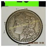 US 1891 CARSON CITY MORGAN SILVER DOLLAR