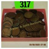 GROUP OF 100 LINCOLN WHEAT PENNIES