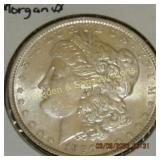 US 1890-P MORGAN SILVER DOLLAR. MS QUALITY