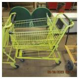 GROUP OF 2 USED SHOPPING CARTS