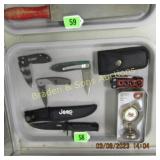 TRAY OF ASSTD KNIVES ETC