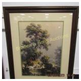 FRAMED 21" X 15" WINDBERG PRINT