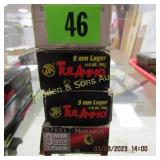 GROUP OF 185 ROUNDS CAL 9MM AMMO