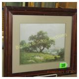 GROUP OF 2 FRAMED 7" X 10" WINDBERG PRINTS