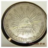 MEXICAN 1908 LIBERTAD SILVER COIN