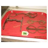 GROUP OF 5 VINTAGE HORSE BITS