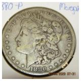 US 1880-P AND 1883-O MORGAN SILVER DOLLARS