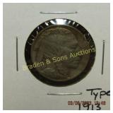 US 1913 TYPE 1 HIGH GRADE BUFFALO NICKEL