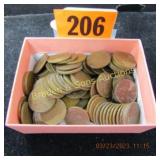 GROUP OF APPROX 100 US WHEAT PENNIES