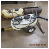 PORTABLE ELECTRIC SPRAYER WITH 15 GAL TANK
