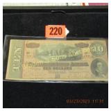 CONFEDERATE STATES OF AMERICA $10.00 CURRENCY