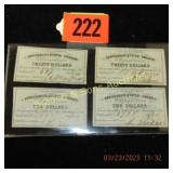 GROUP OF 4 CONFEDERATE STATES OF AMERICA