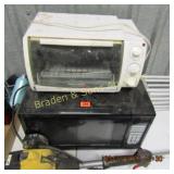 USED MICROWAVE AND TOASTER OVEN