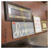 GROUP OF 4 WALL DECORATIONS