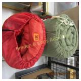 GROUP OF 2 USED SLEEPING BAGS
