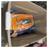 USED QUEENSIZE AIR MATTRESS WITH HAND PUMP