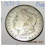 US 1879-S MORGAN SILVER DOLLAR