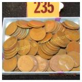 GROUP OF APPROX 100 US WHEAT PENNIES
