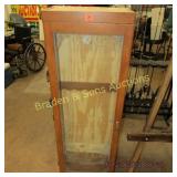 CONTEMPORARY 54" X19" GUN DISPLAY CABINET WITH KEY