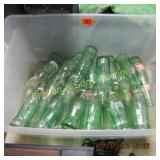 GROUP OF ASSTD VINTAGE SODA POP BOTTLES IN
