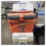 GROUP OF ASSTD USED COOLERS.