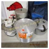 GROUP OF ASSTD COOKWARE.