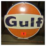 CONTEMPORARY 11" TIN ULF ADVERTISING SIGN