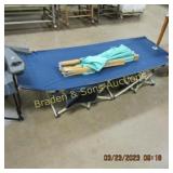 GROUP OF 2 OUTDOOR CAMPING COTS