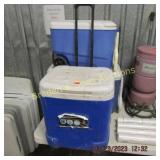 GROUP OF 3 USED COOLERS.