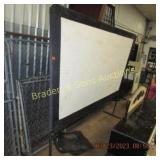 USED 96" X 48" OUTDOOR PROJECTOR SCREEN