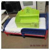CONTEMPORARY CHILDS BED WITH MATTTRESS WITH TOYBOX
