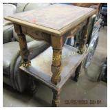 GROUP OF 2 END TABLES NEED TO BE REFINISHED