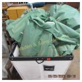 USED BLOWUP HOT TUB WITH CART