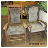 GROUP OF 2 USED CRACKER BARREL ROCKING CHAIR
