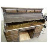 CONTEMPORARY 56" WIDE ROLL TOP DESK